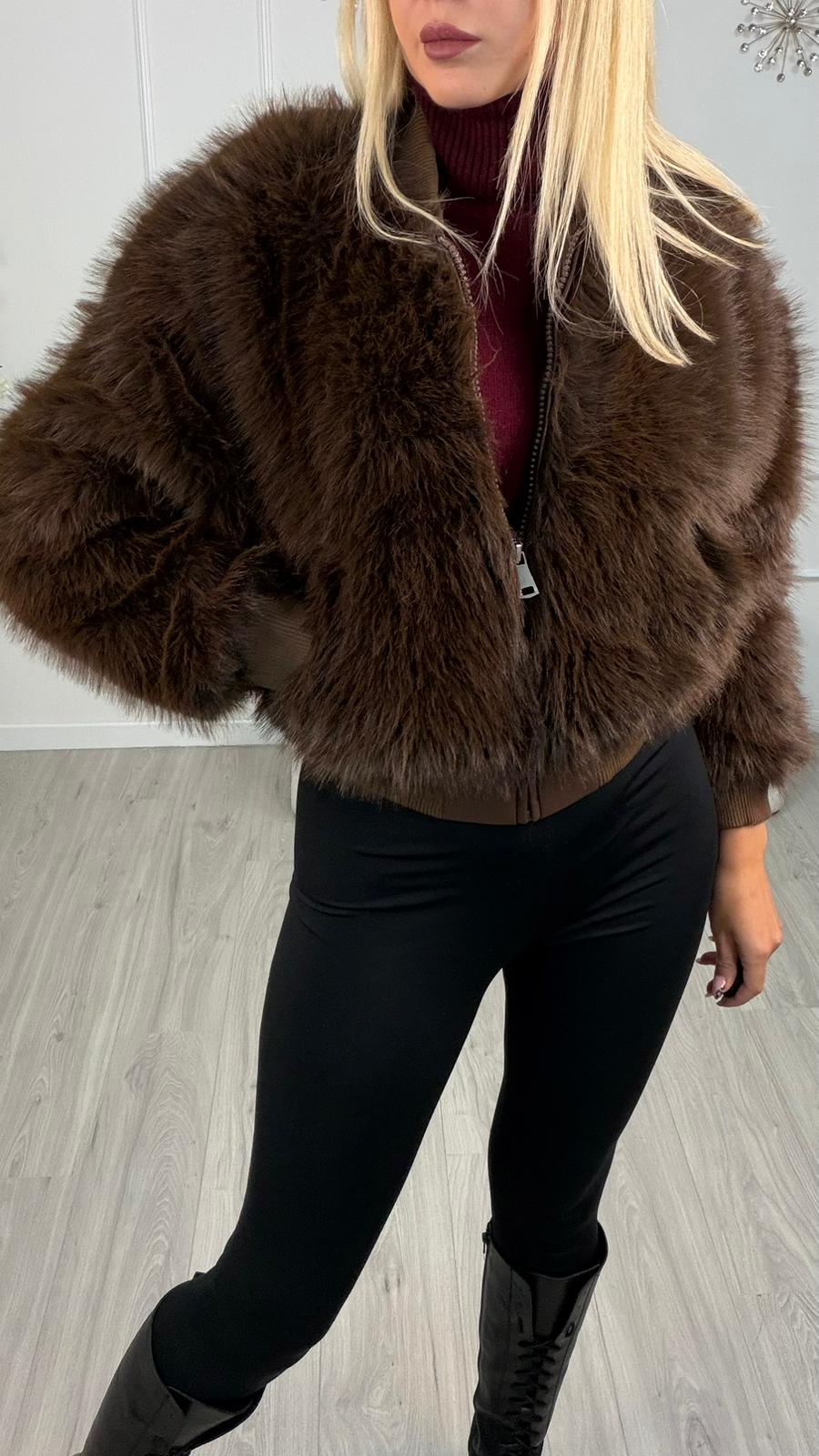 Bomber Eco pelliccia Susy Mix