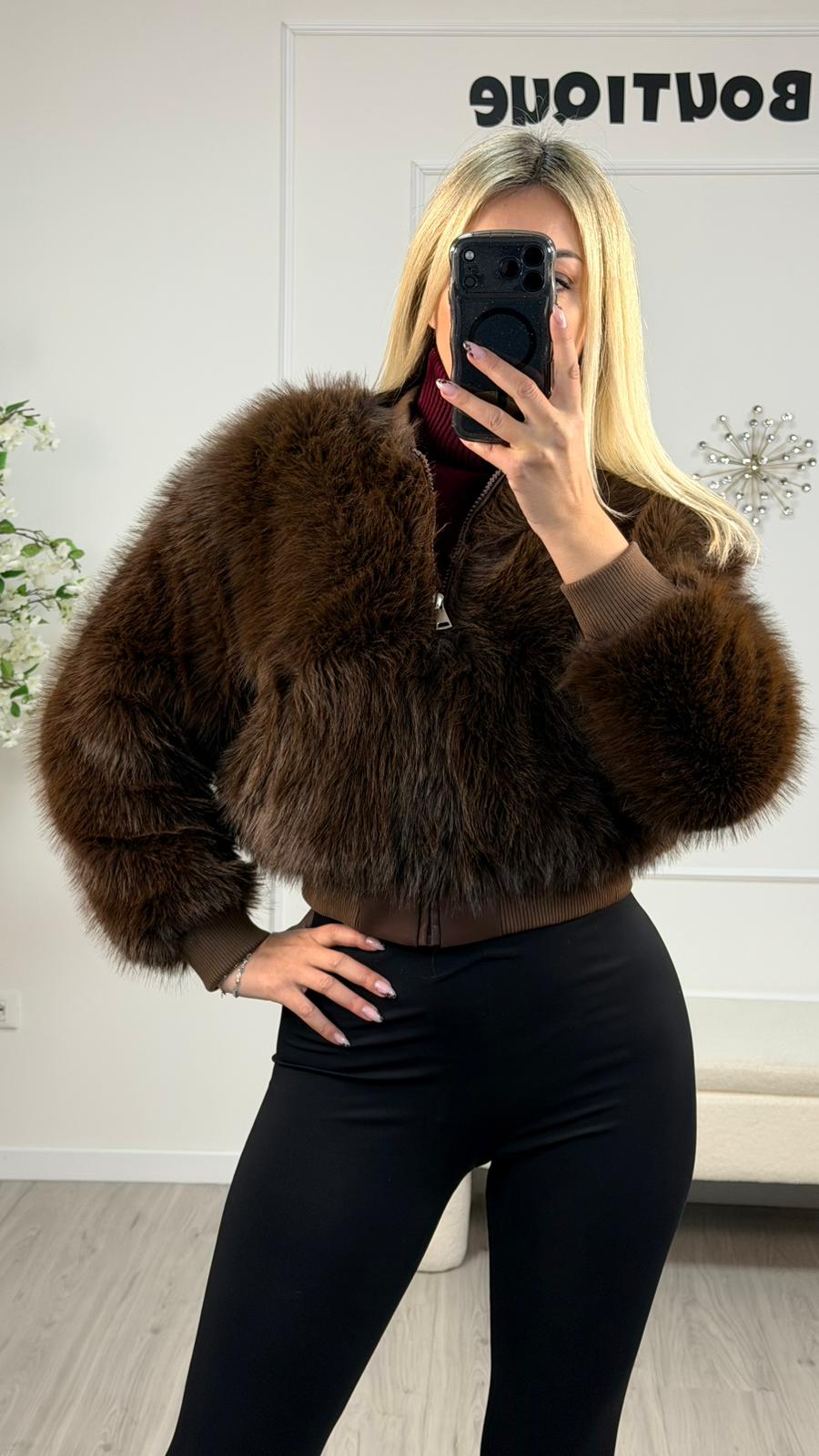 Bomber Eco pelliccia Susy Mix