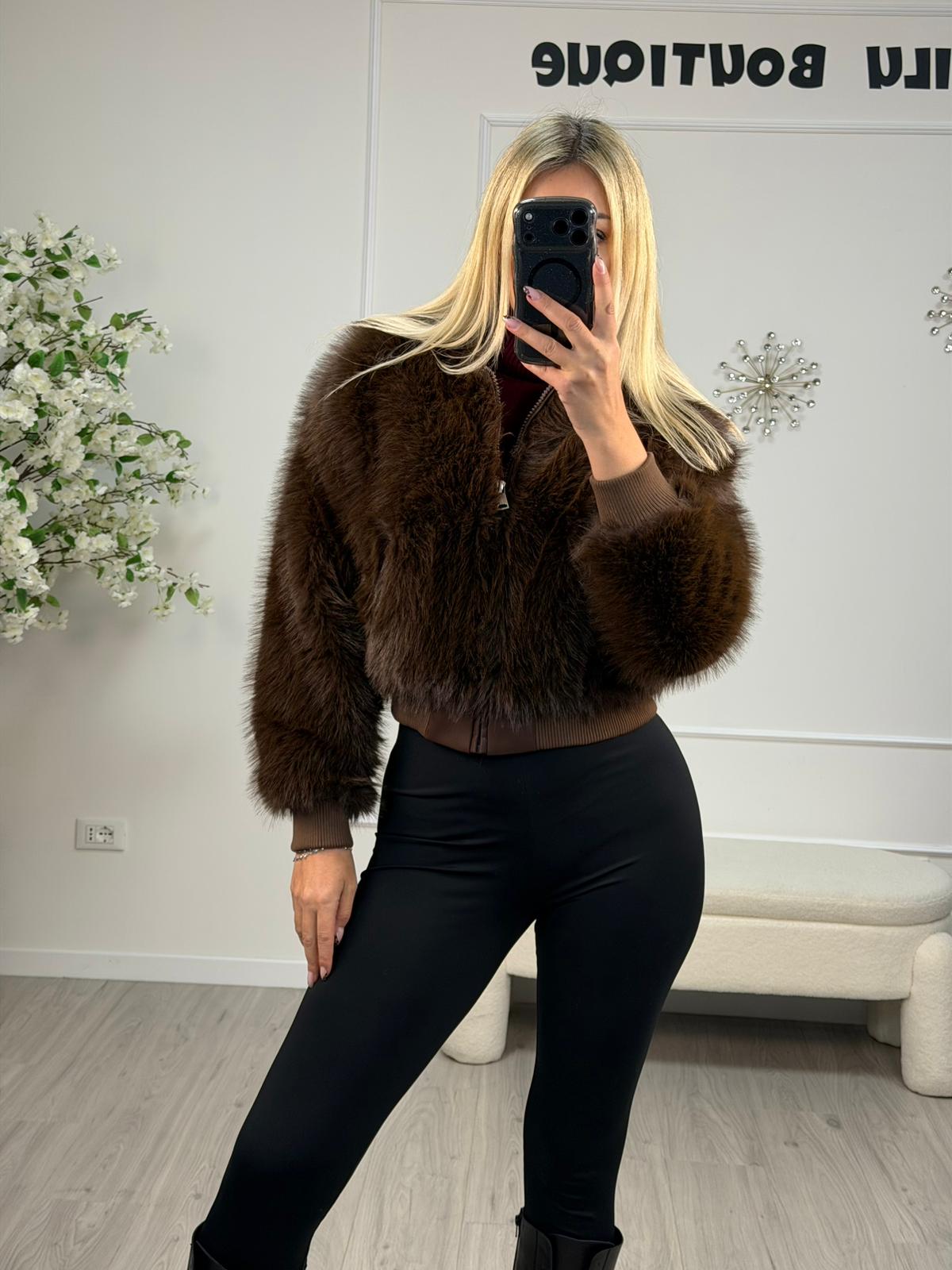 Bomber Eco pelliccia Susy Mix