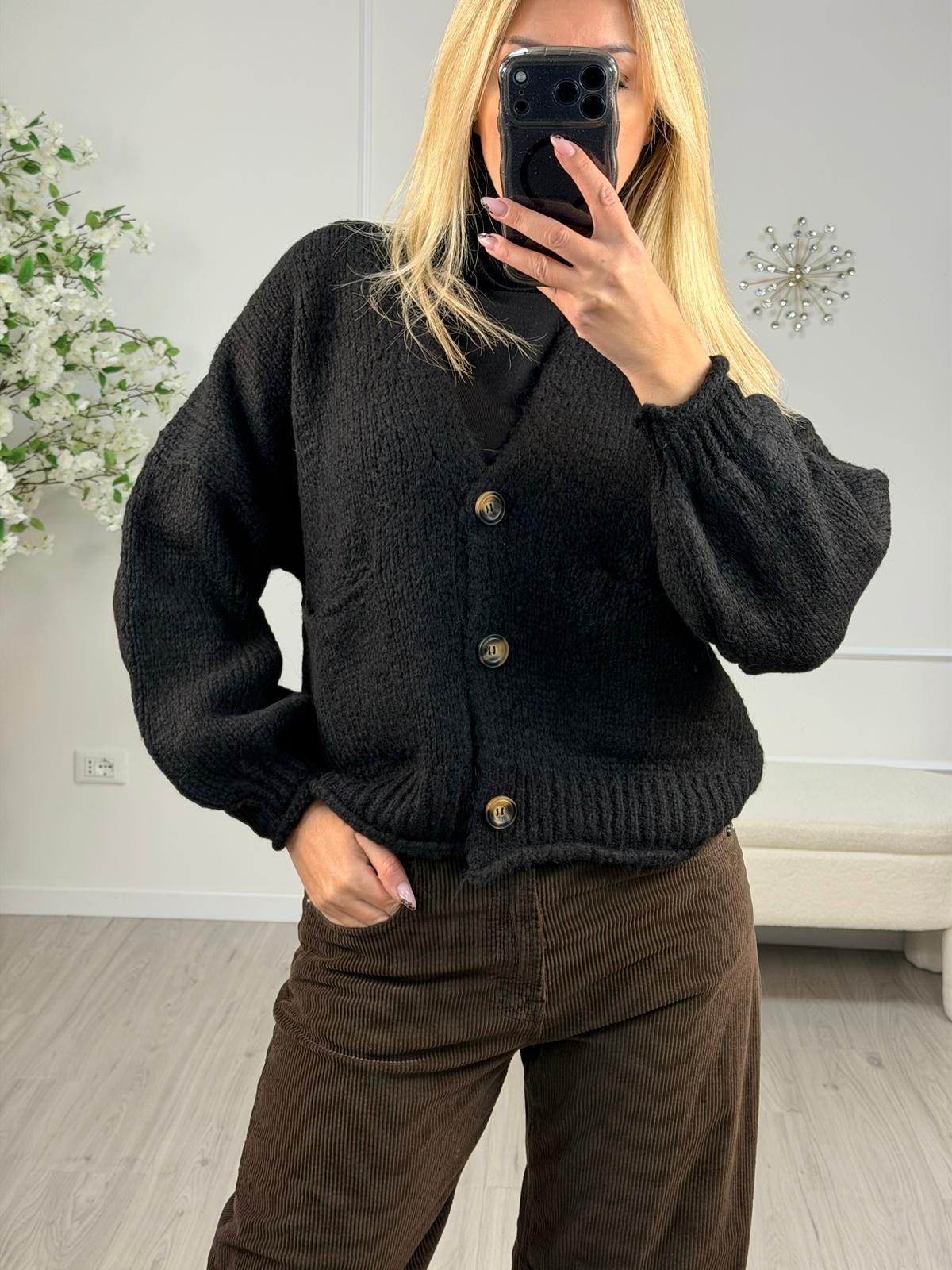 Cardigan Misto Lana -Haveone