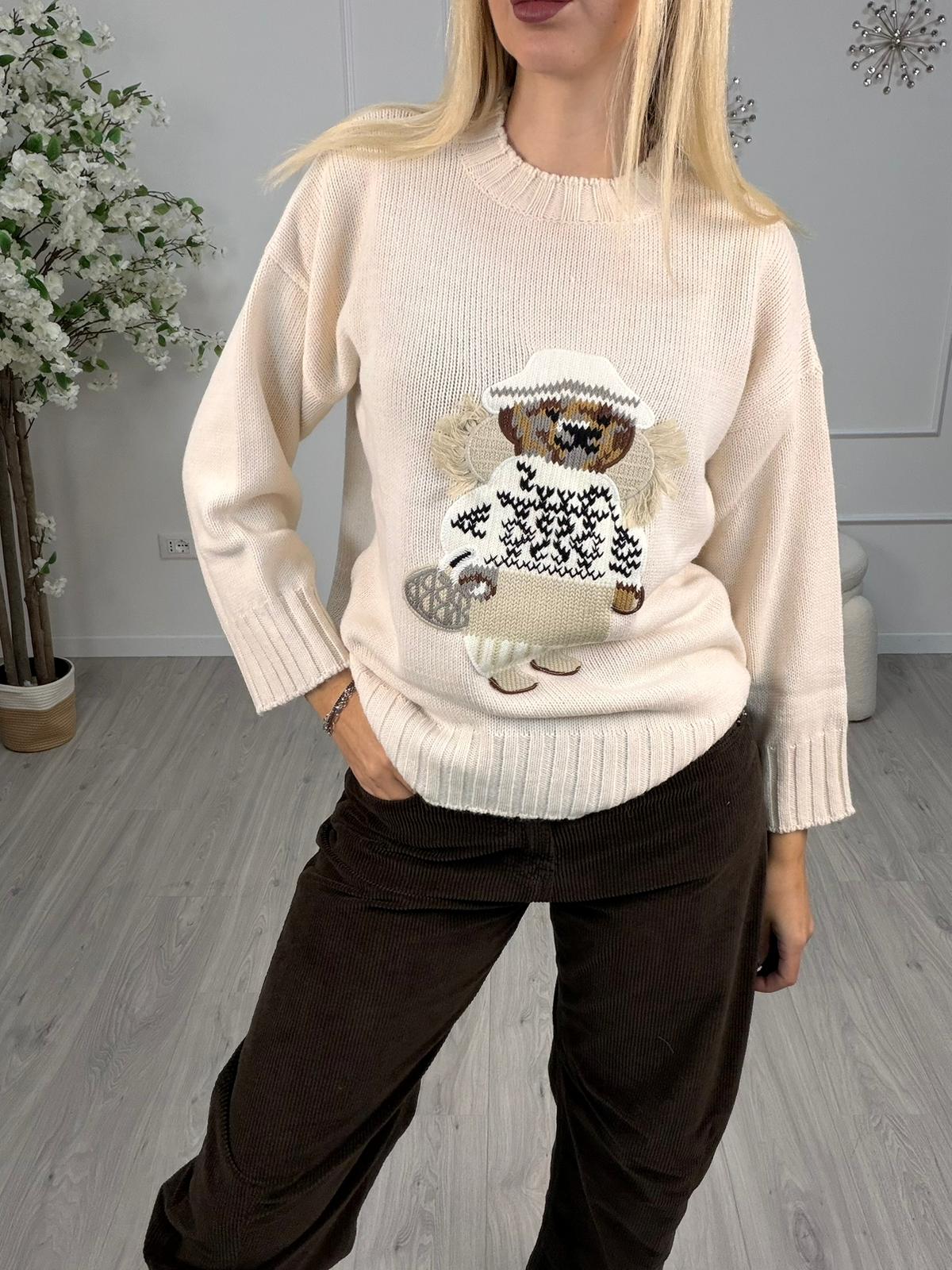 Maglia Patch Orsetto -Vicolo