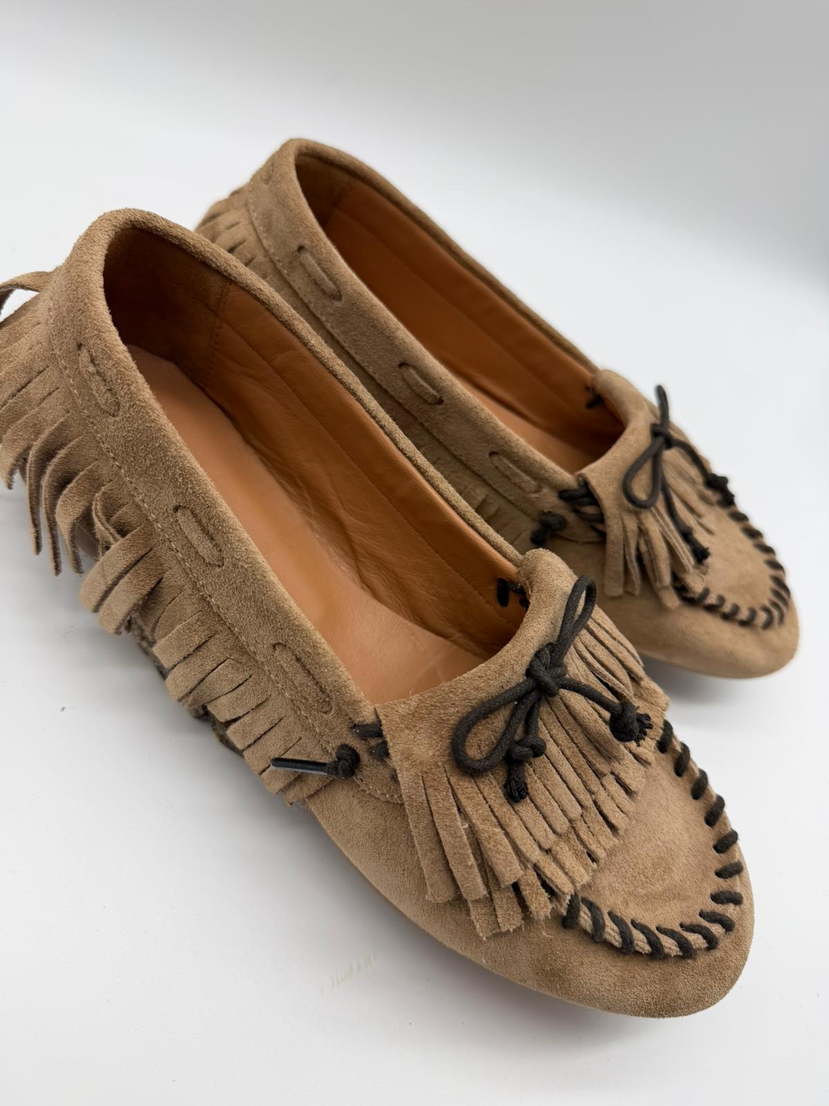 Mocassini in Camoscio Caramello Divine Follie