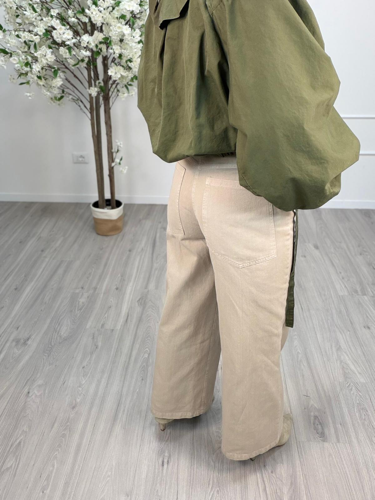 Pantalone Giusy Sabbia Tensione In