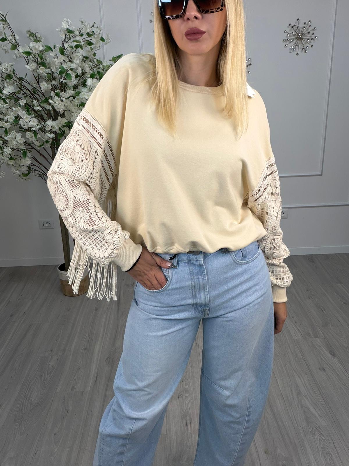 Felpa Philia Loft – Dettagli Maniche