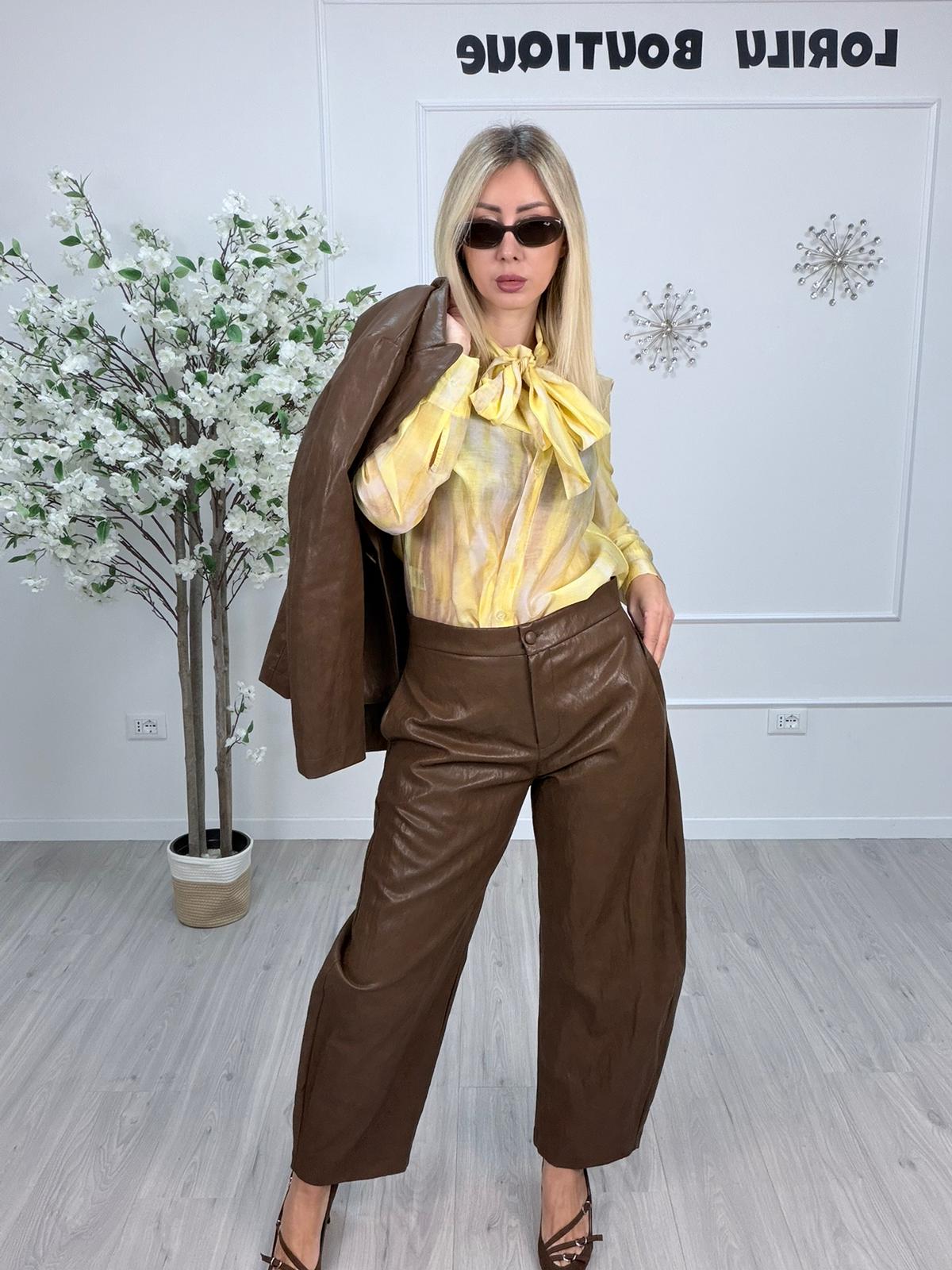 Camicia Fiocco Giallo -HaveOne