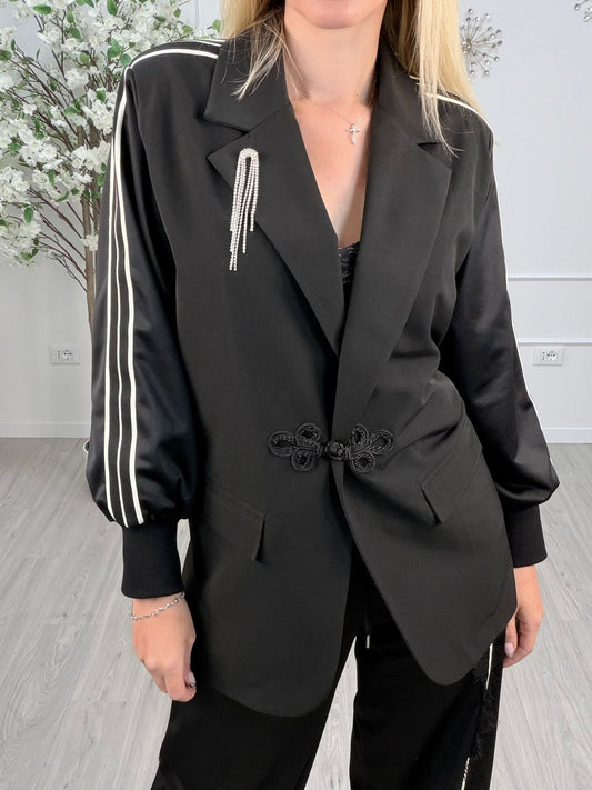 Giacca Over Con Bande - Susy Mix