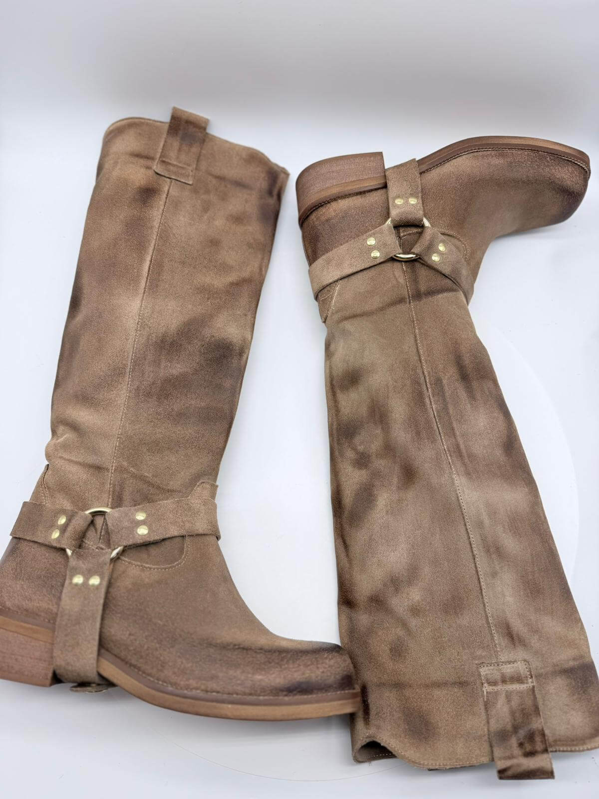 Divine Follie Biker Scamosciato Donna Nocciola