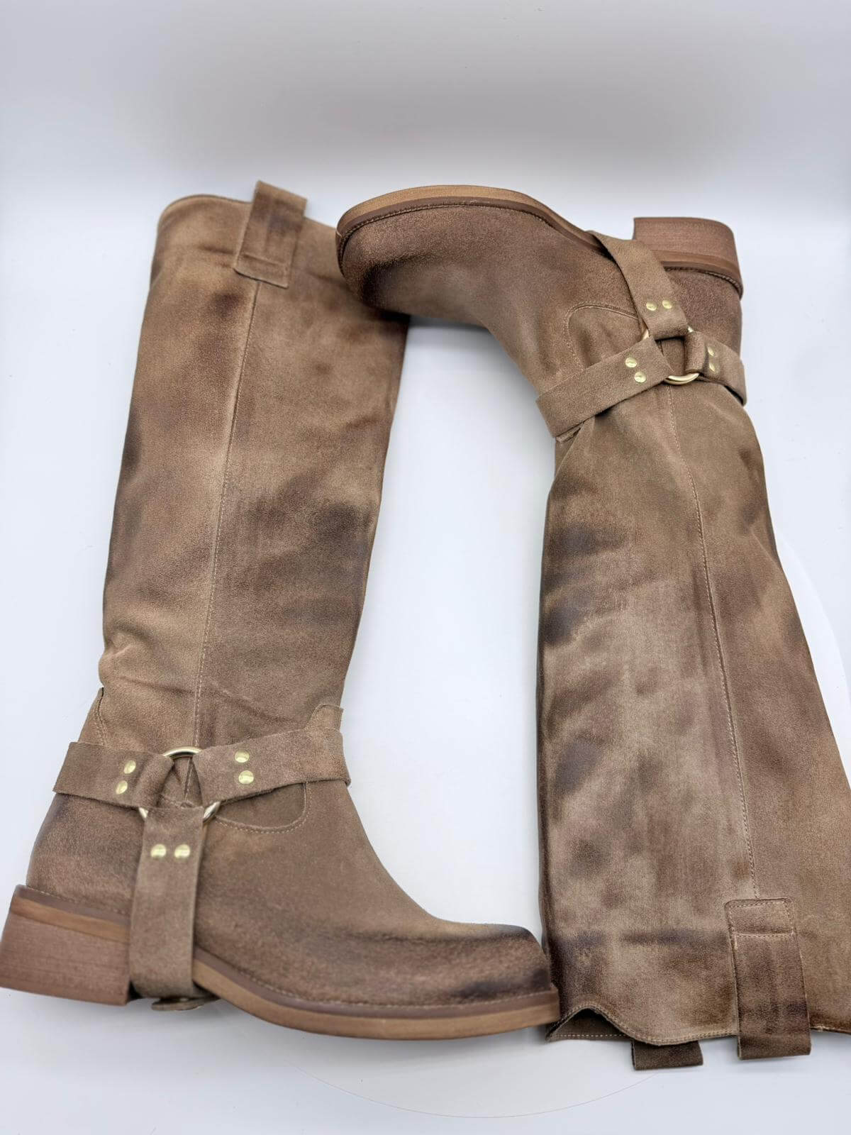 Divine Follie Biker Scamosciato Donna Nocciola