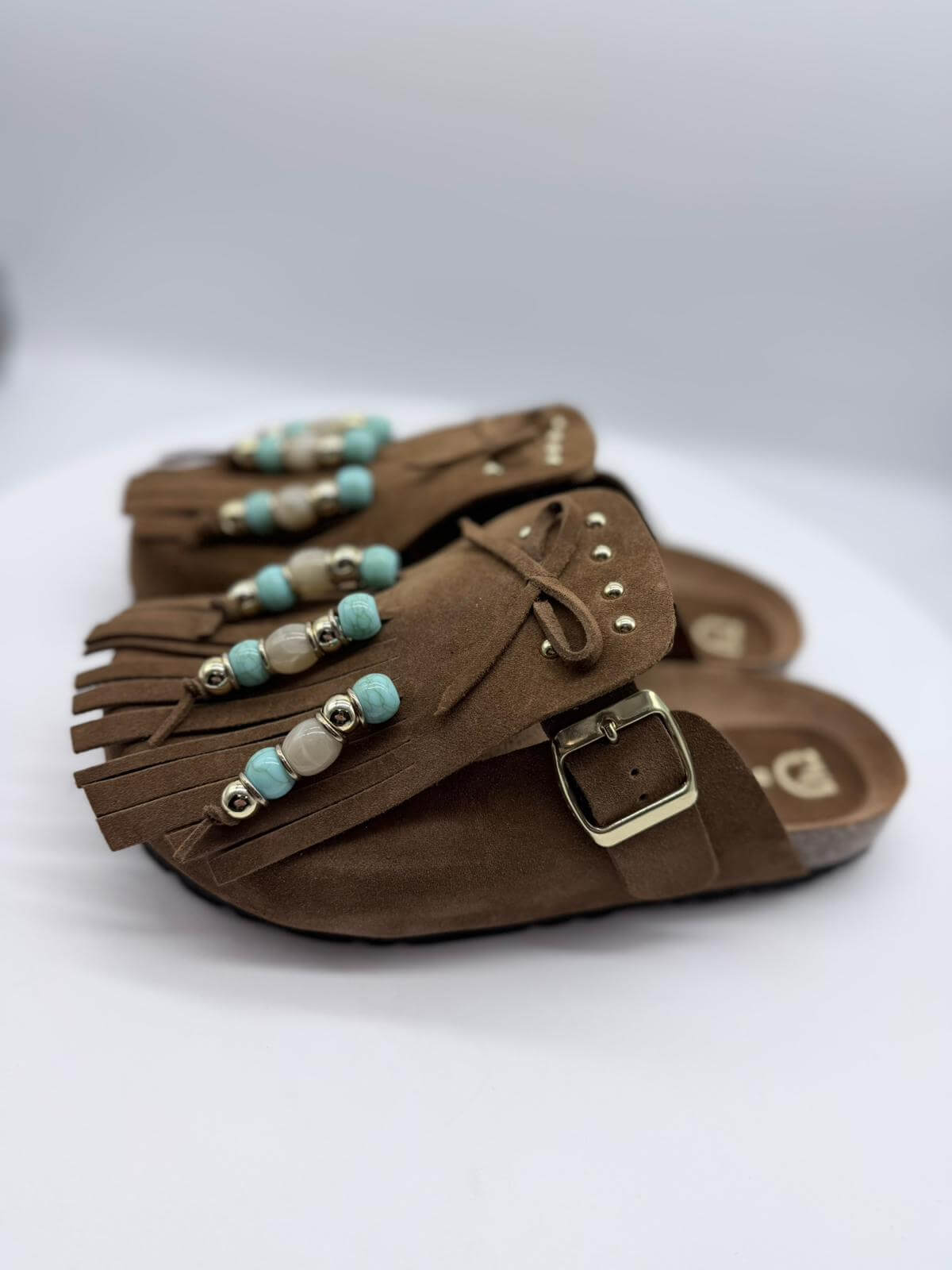 Divine Follie Sabot Donna Cuoio Boho-Chic
