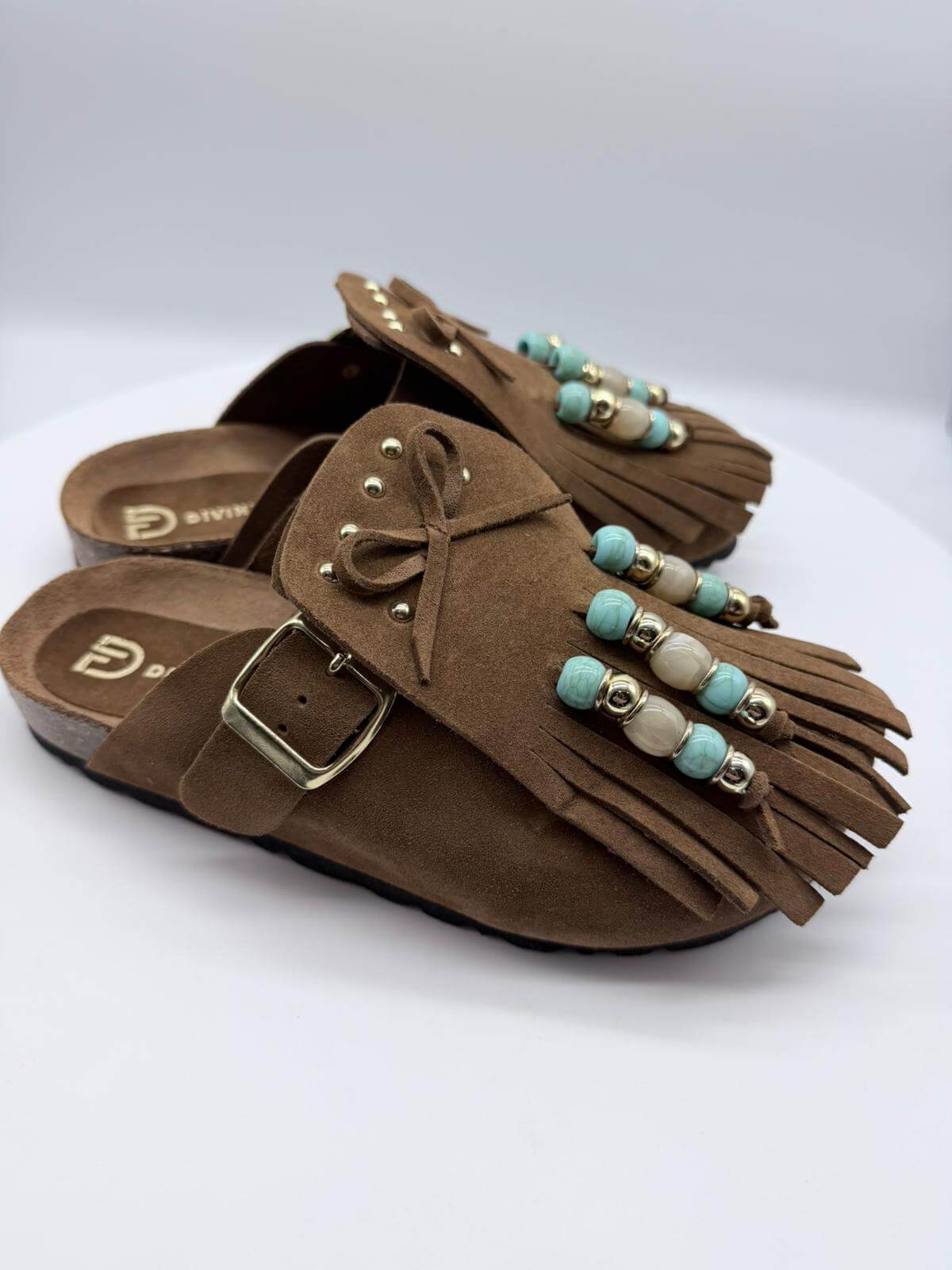 Divine Follie Sabot Donna Cuoio Boho-Chic