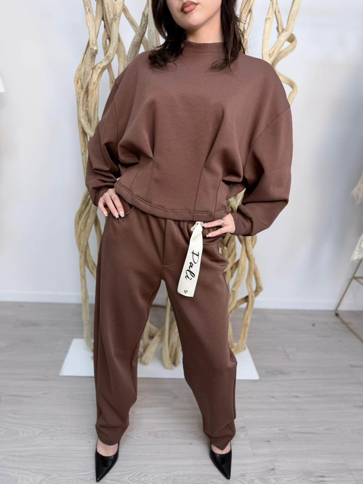 Philia Loft Pantalone Donna Marrone