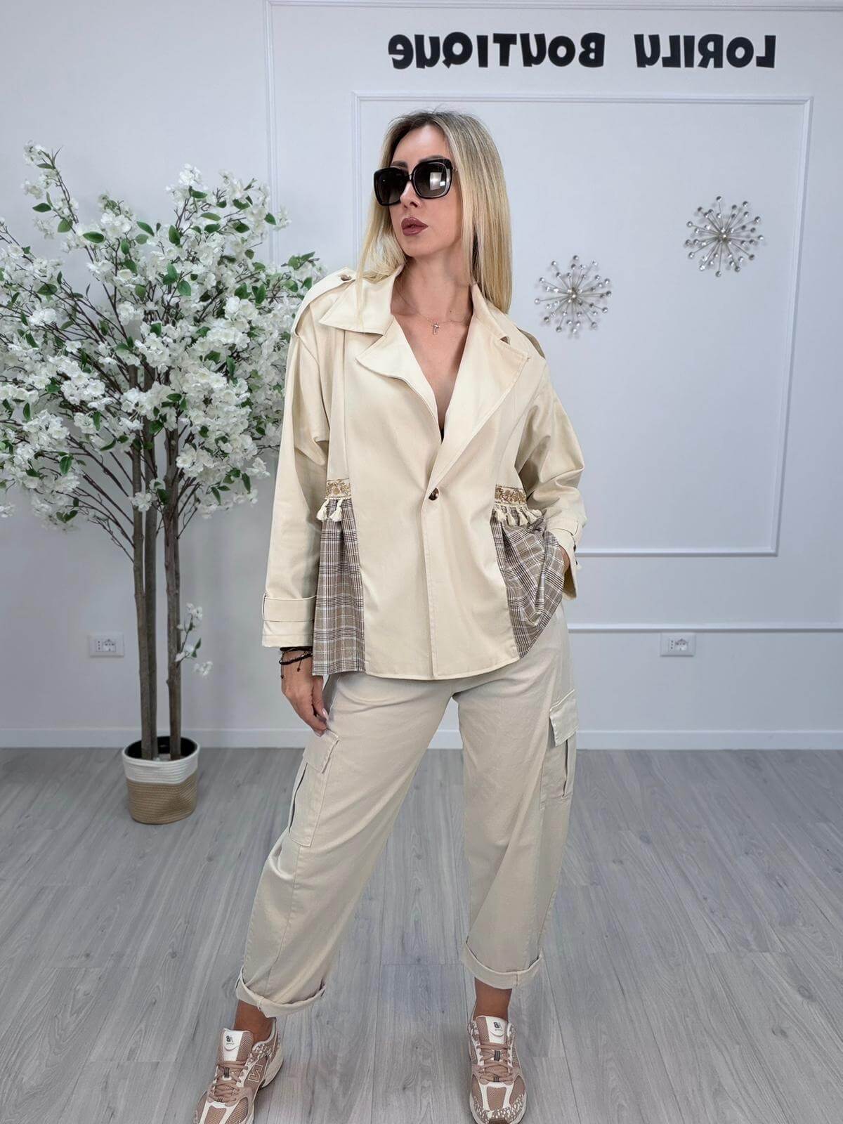 Susy Mix Trench Over Donna Sabba Boho-Chic