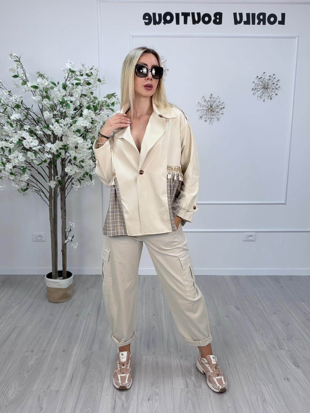 Susy Mix Trench Over Donna Sabba Boho-Chic