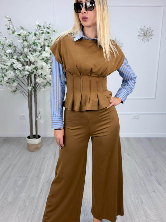 Haveone Maglia Donna Aletta Tabacco