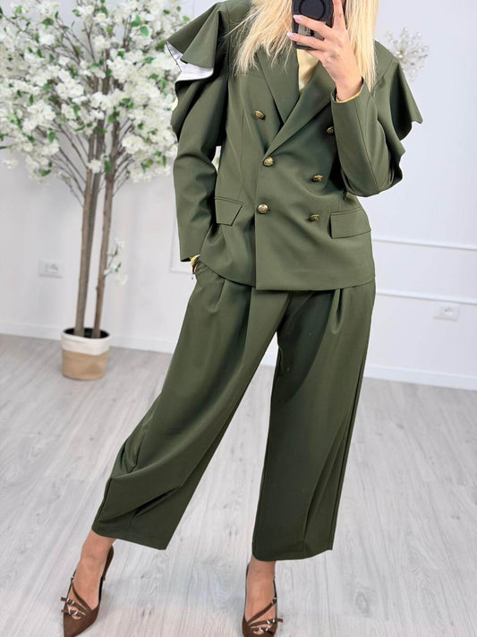 Vicolo Pantalone Cropped Donna Elegante