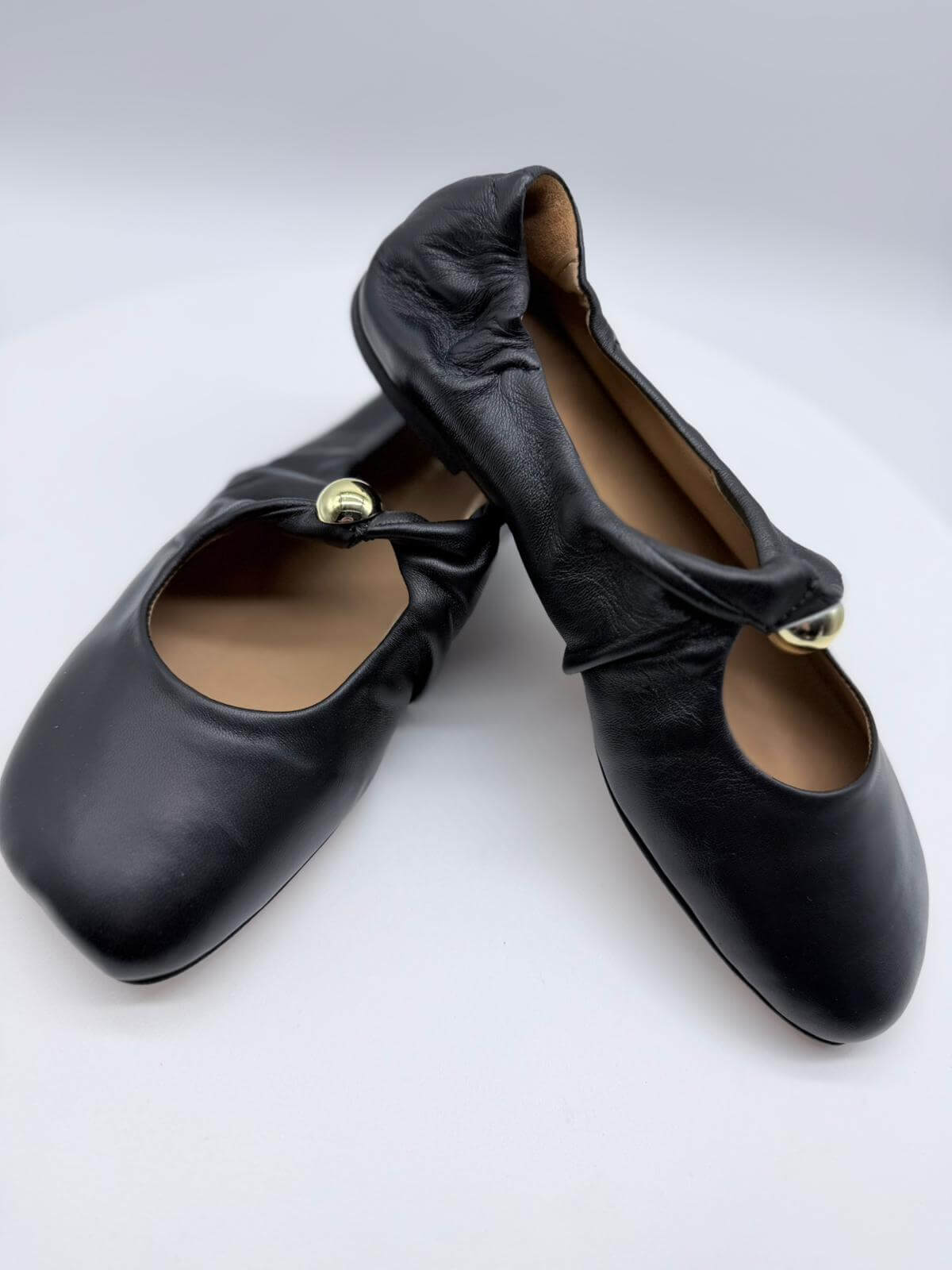 Divine Follie Ballerina Donna Nappa con Dettaglio Metallico