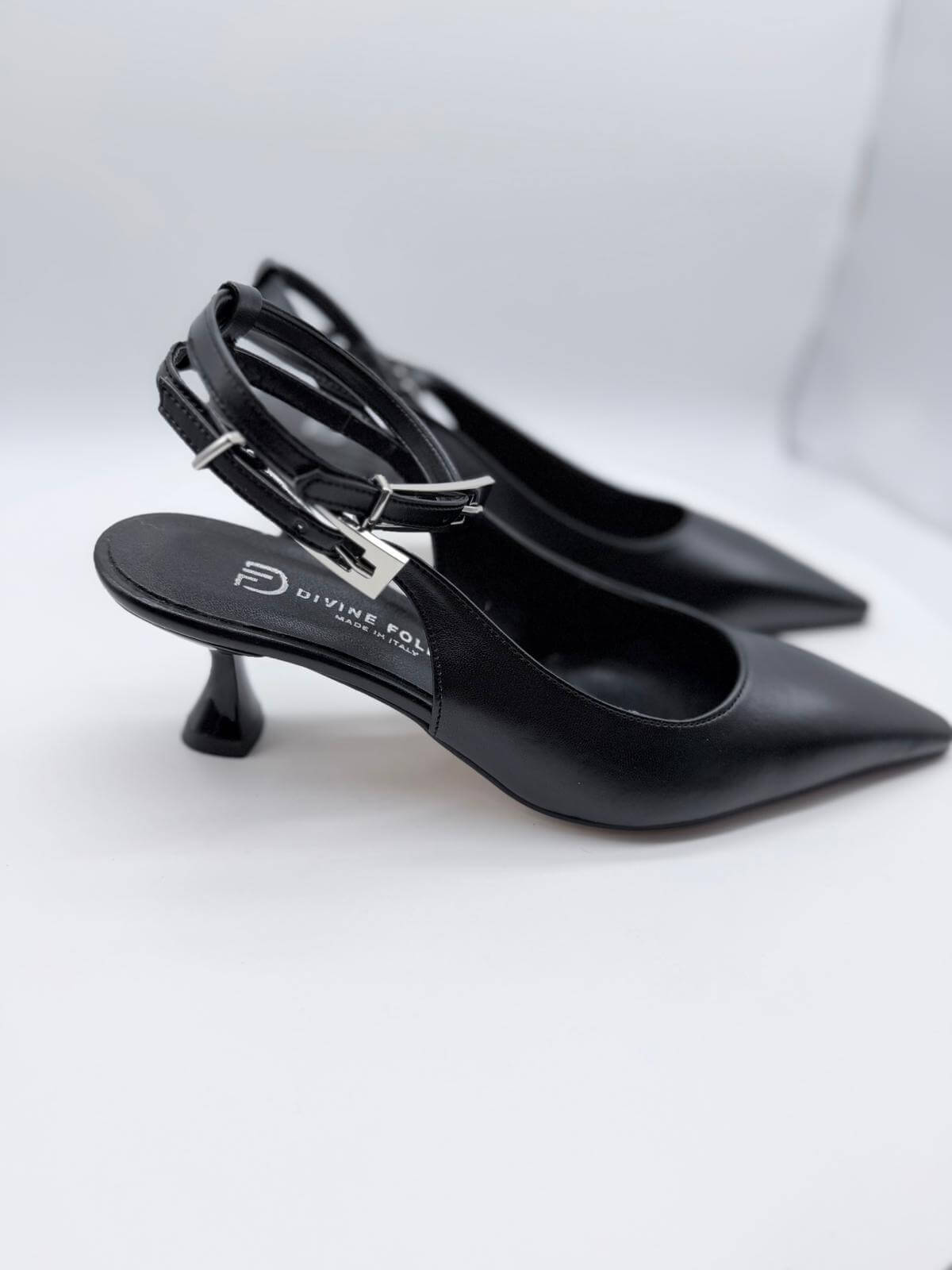 Divine Follie Slingback Donna Elegante Nero