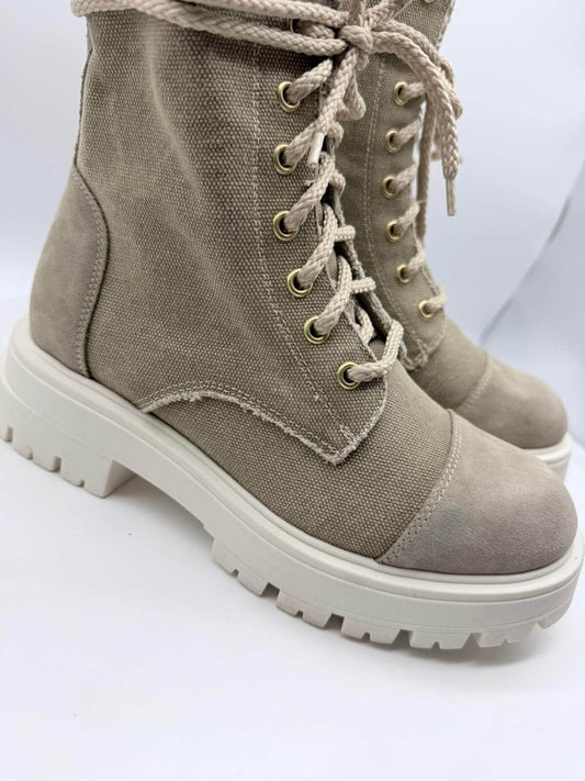 Divine Follie Stivaletto Stringato Donna Color Sabbia