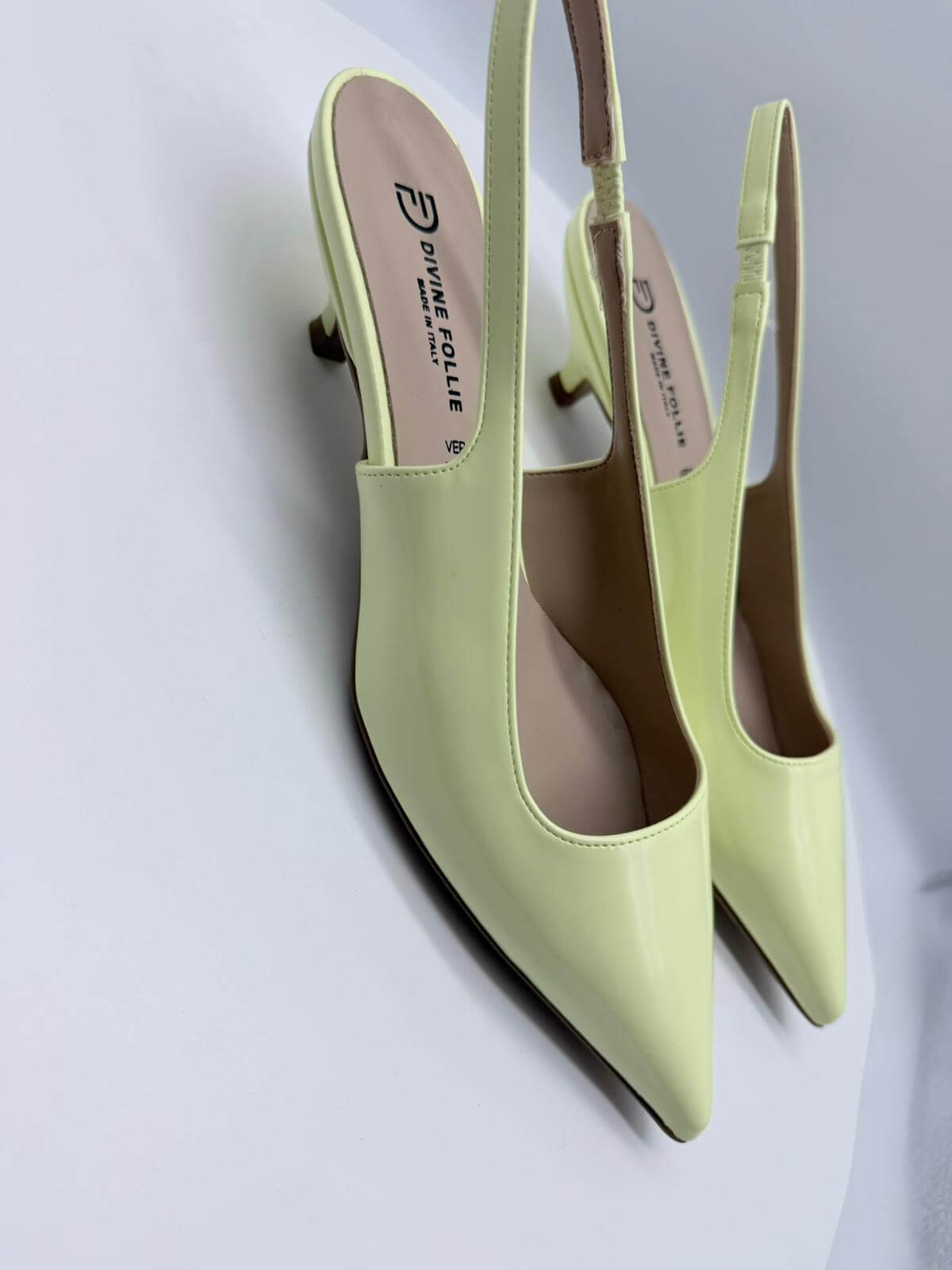 Divine Follie Slingback Donna Vernice Gialla
