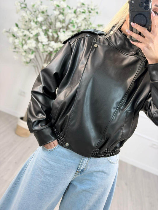 Vicolo Bomber Donna Ecopelle Moderno