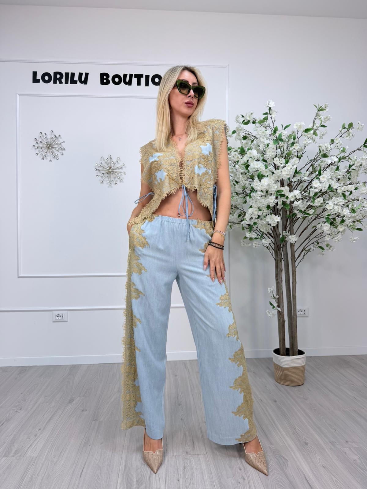 Philia Loft Gilet Donna Denim