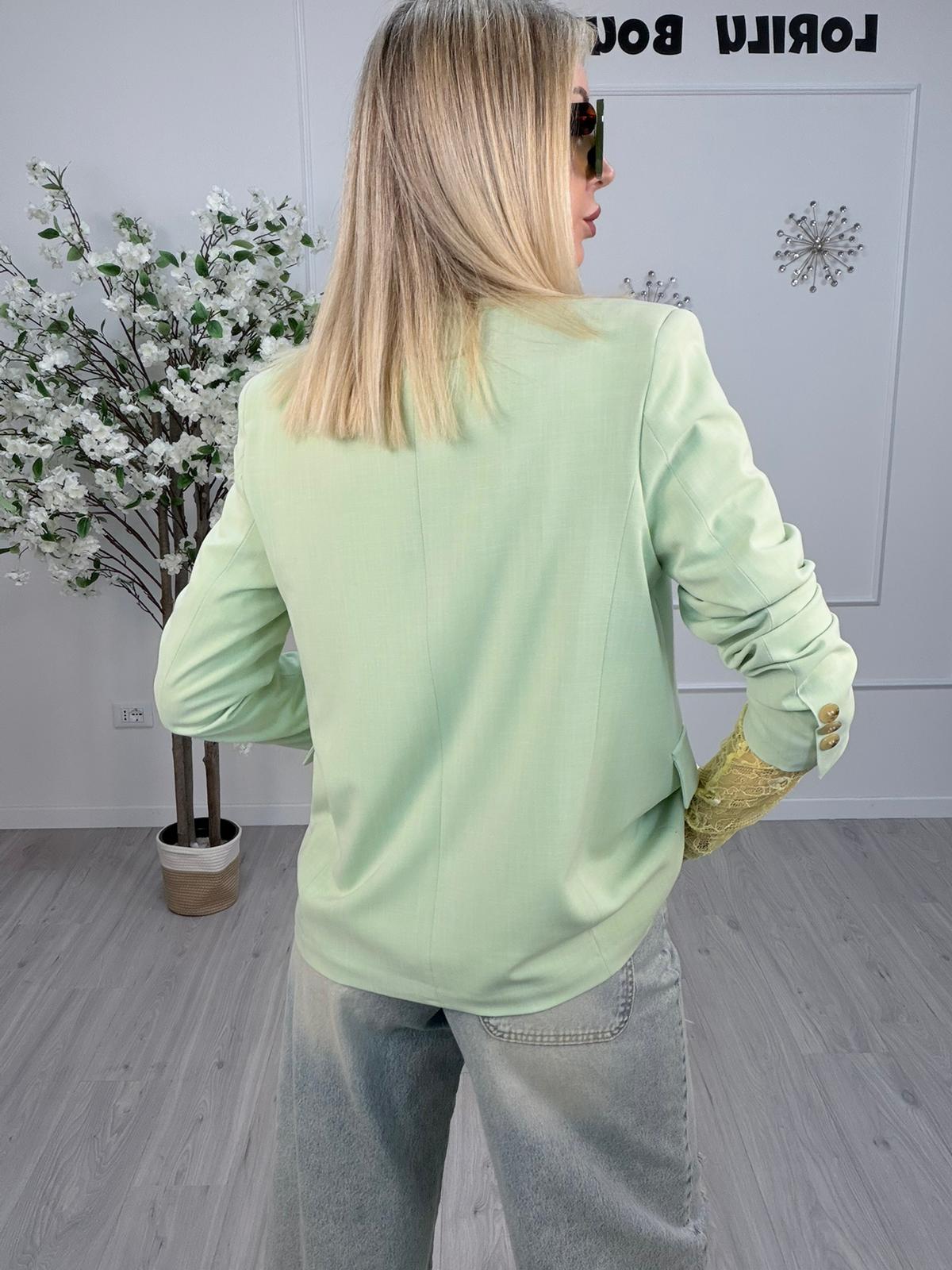 Giacca Maryley Mono bottone - Verde Menta