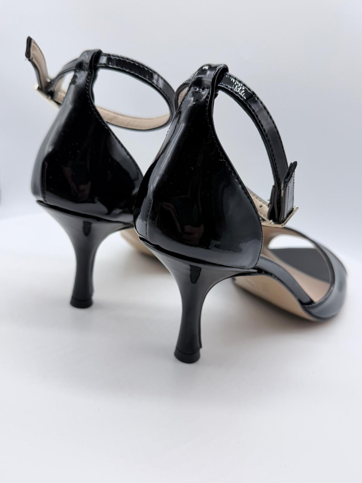 Sandalo Divine Follie – Vernice Nero Lucido