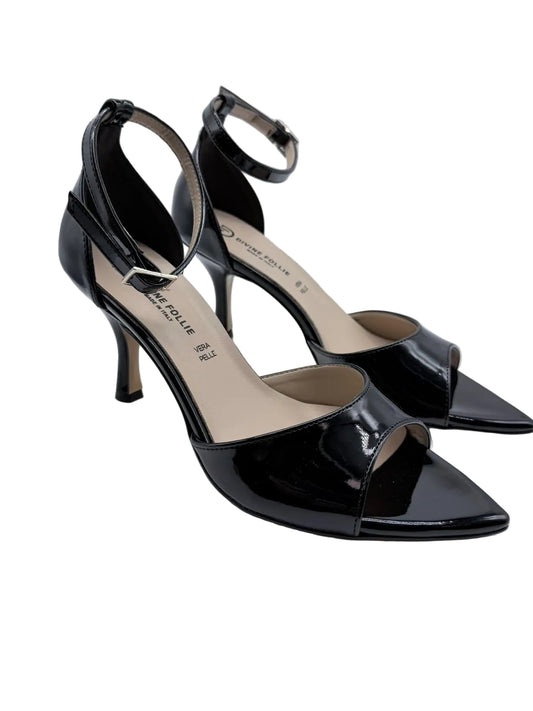 Sandalo Divine Follie – Vernice Nero Lucido