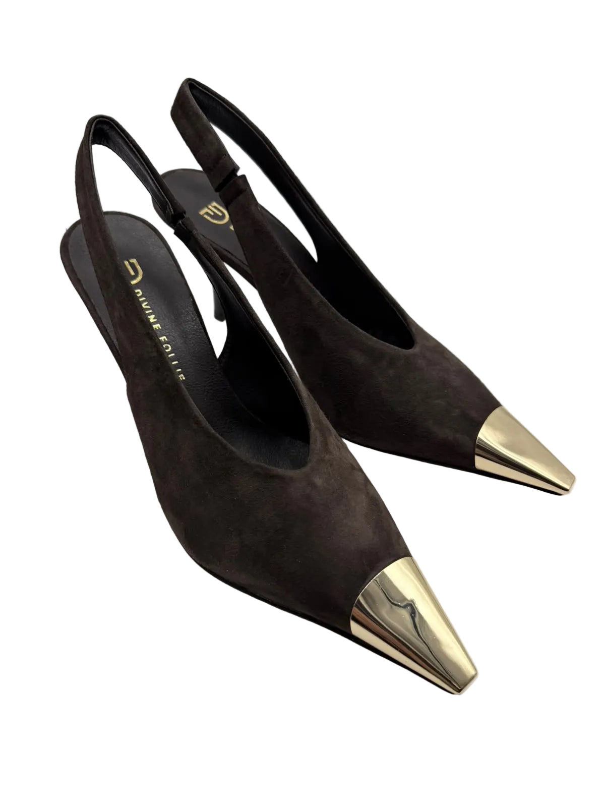 Decolleté Slingback con Punta Metallica – Divine Follie