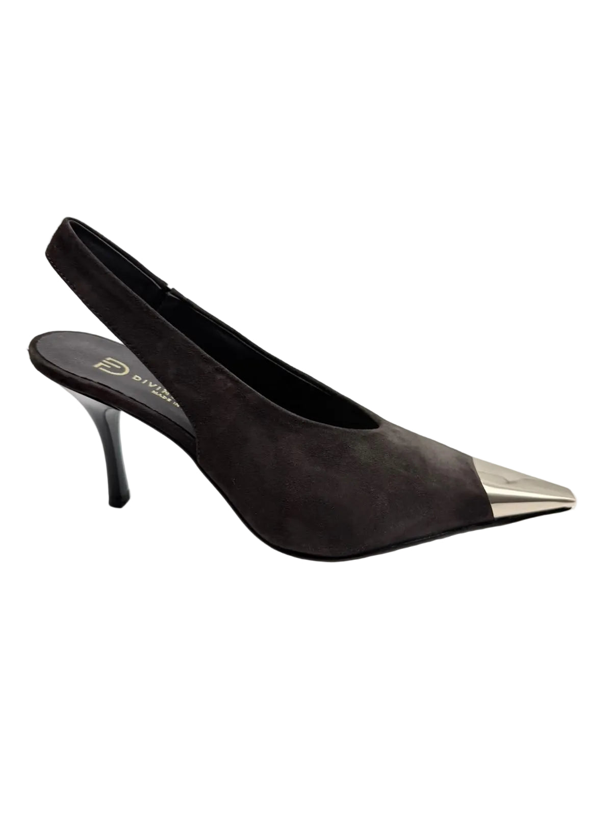 Decolleté Slingback con Punta Metallica – Divine Follie