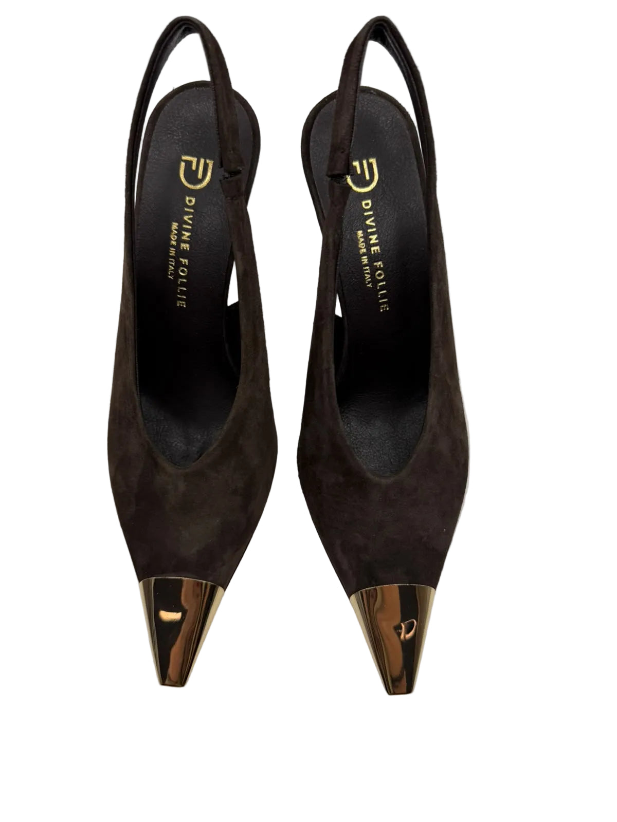 Decolleté Slingback con Punta Metallica – Divine Follie