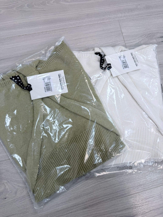 HAVEONE Maglia Spalle Scoperte Donna Marrone