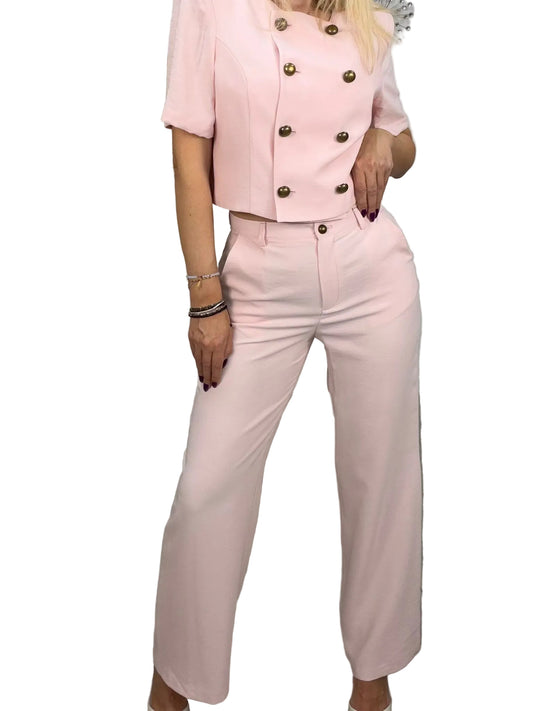 Pantalone Sigaretta Haveone - Rosa Cipria