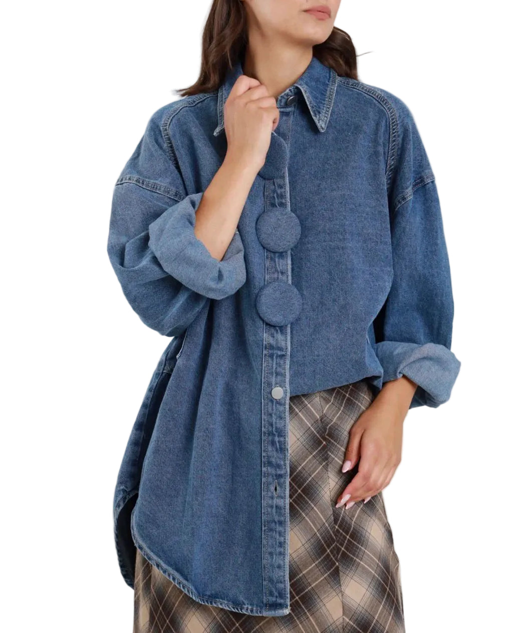 Abito Camicia Denim Stone Wash Susy Mix