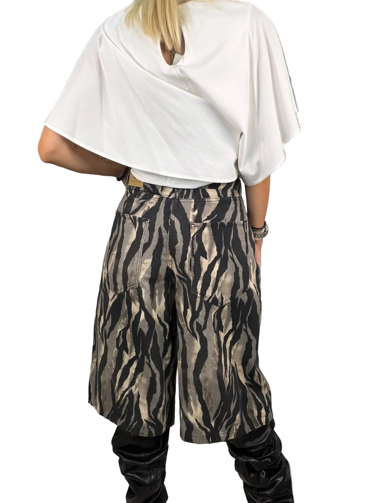 Bermuda in Denim Zebra – Haveone
