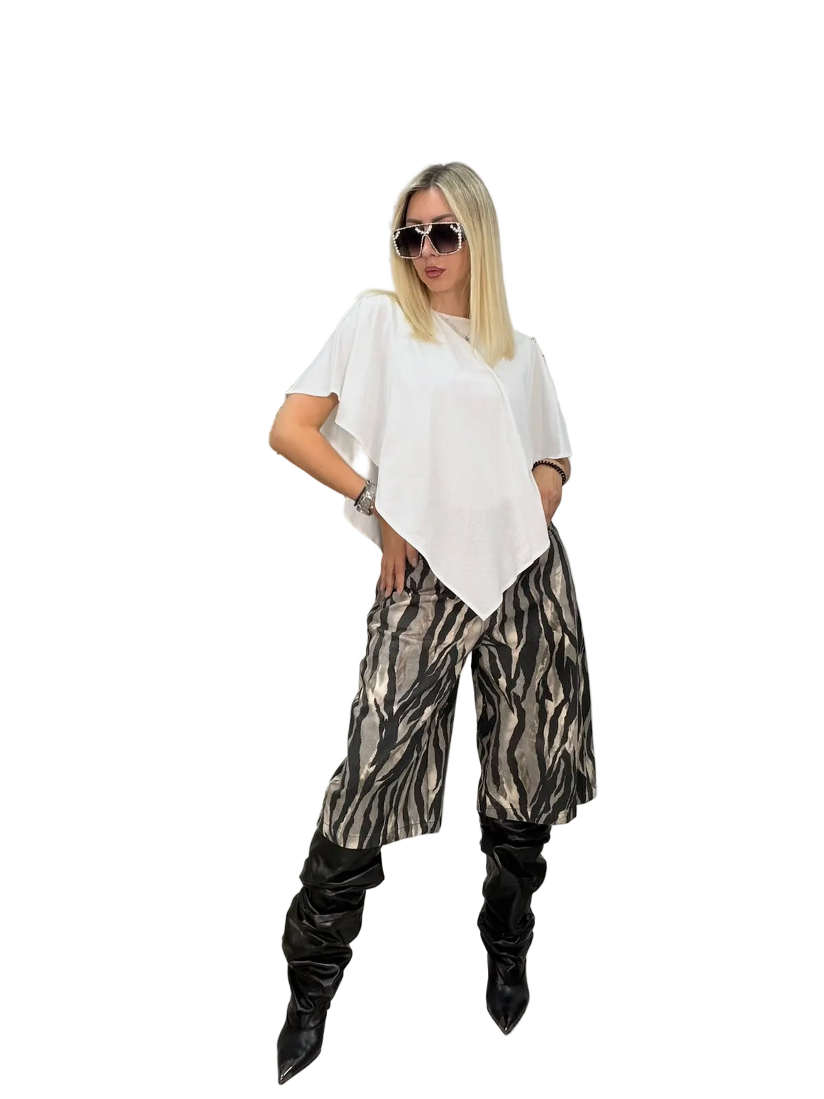 Bermuda in Denim Zebra – Haveone