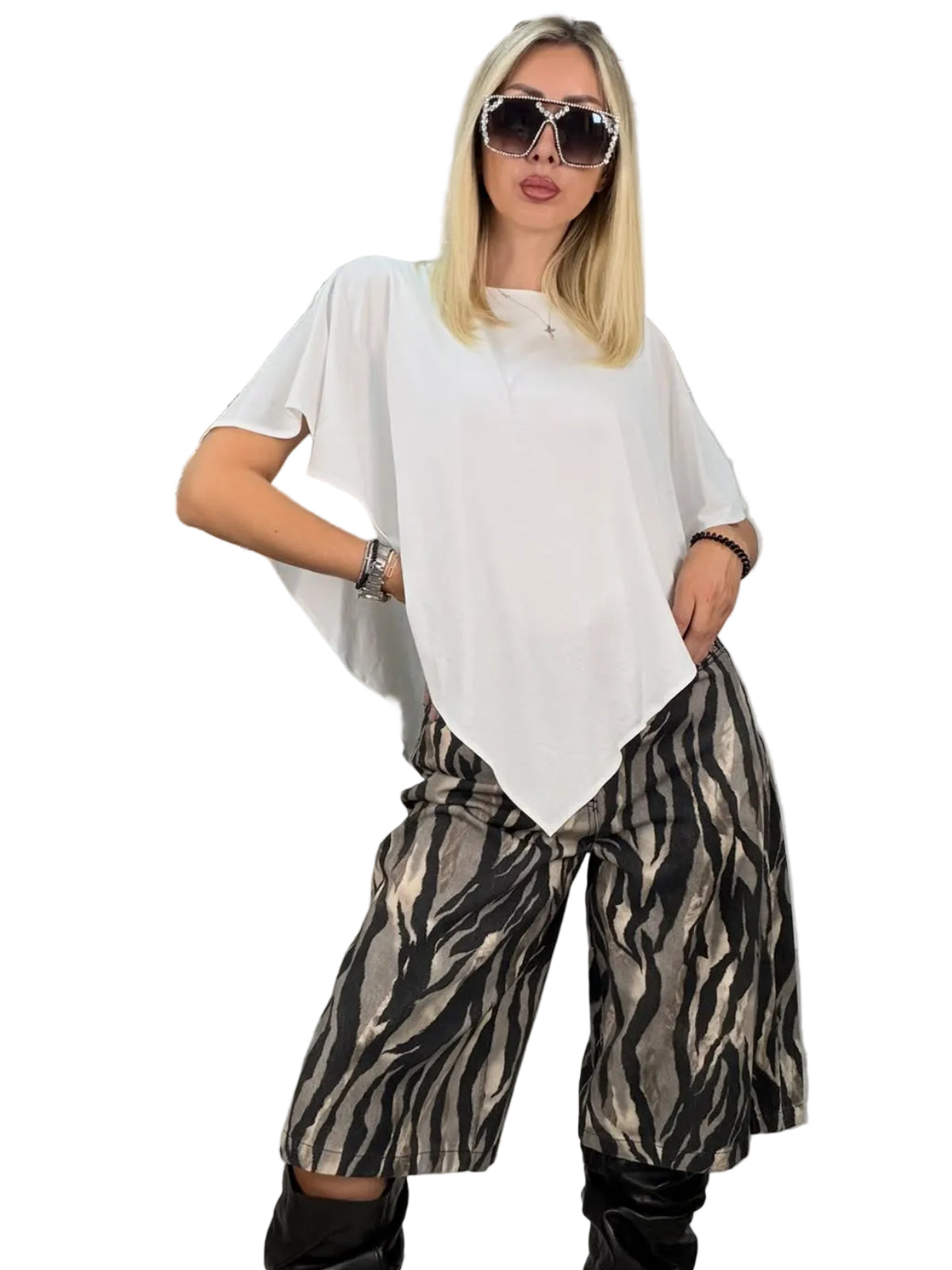 Bermuda in Denim Zebra – Haveone