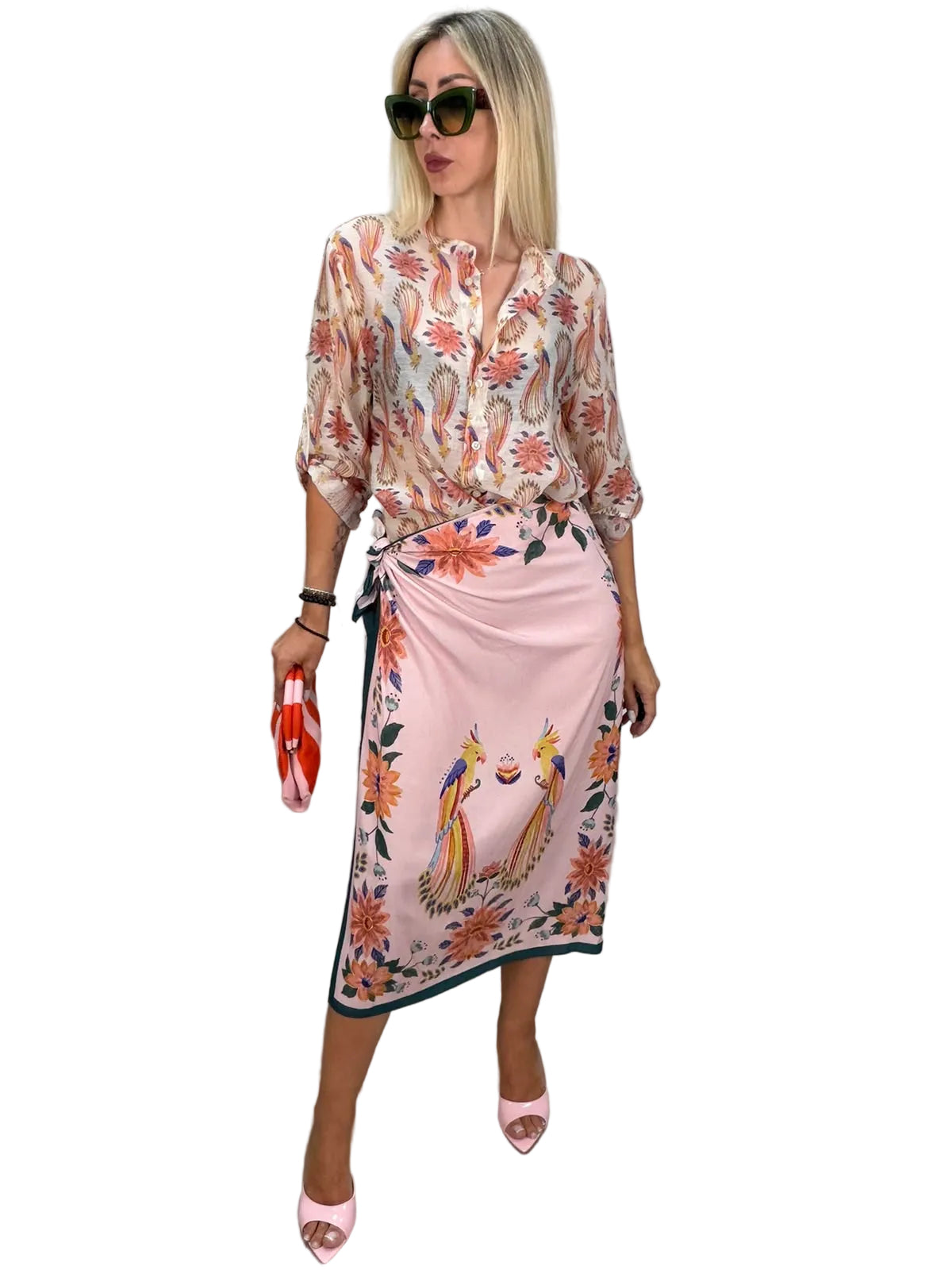 Gonna Pareo Lunga Haveone – Rosa