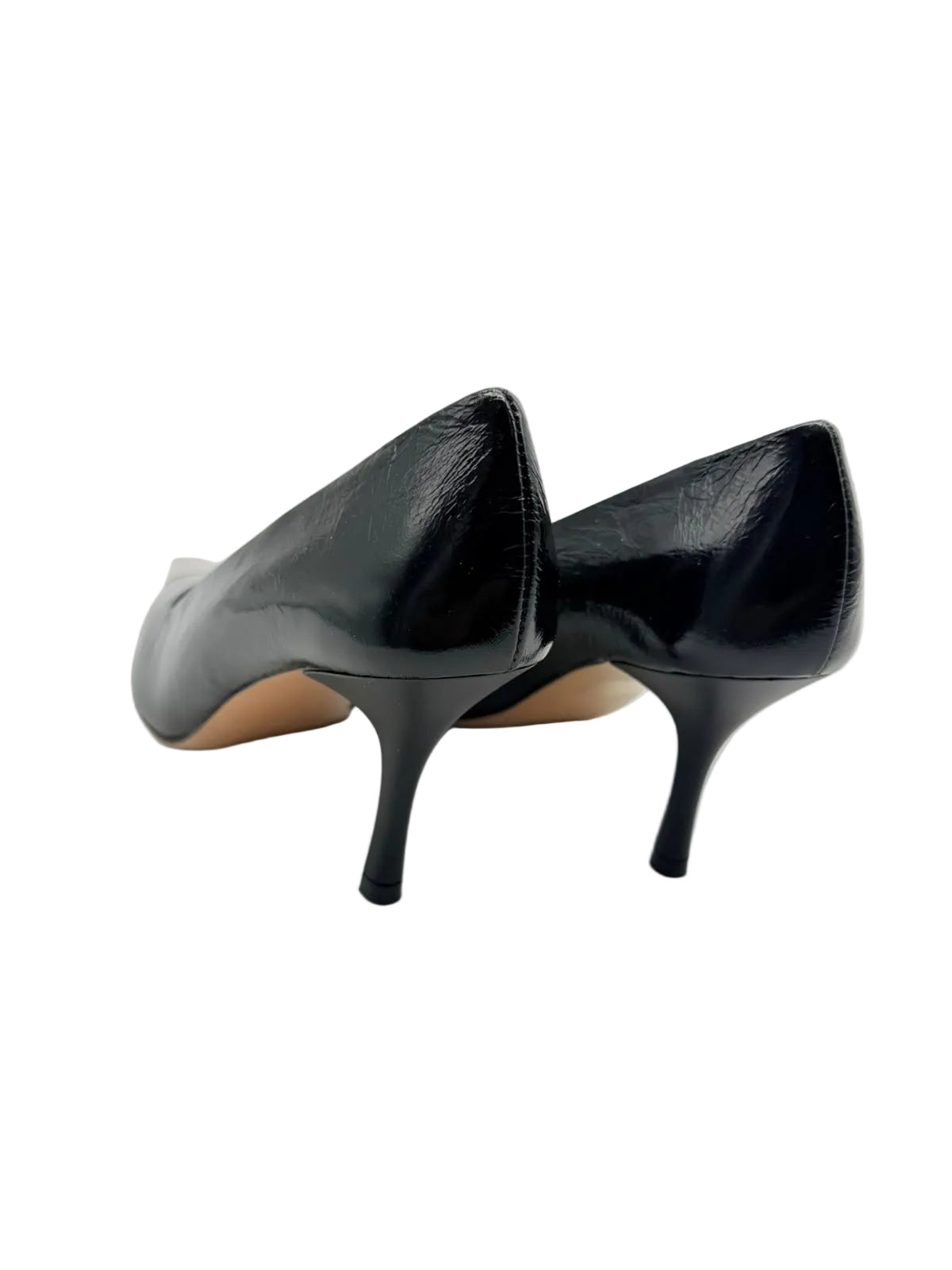 Décolleté Yuna Nero con Punta Metallizzata – Divine Follie