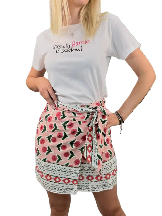 T-Shirt Scritta "Questa Barbie è Sold Out" – Souvenir