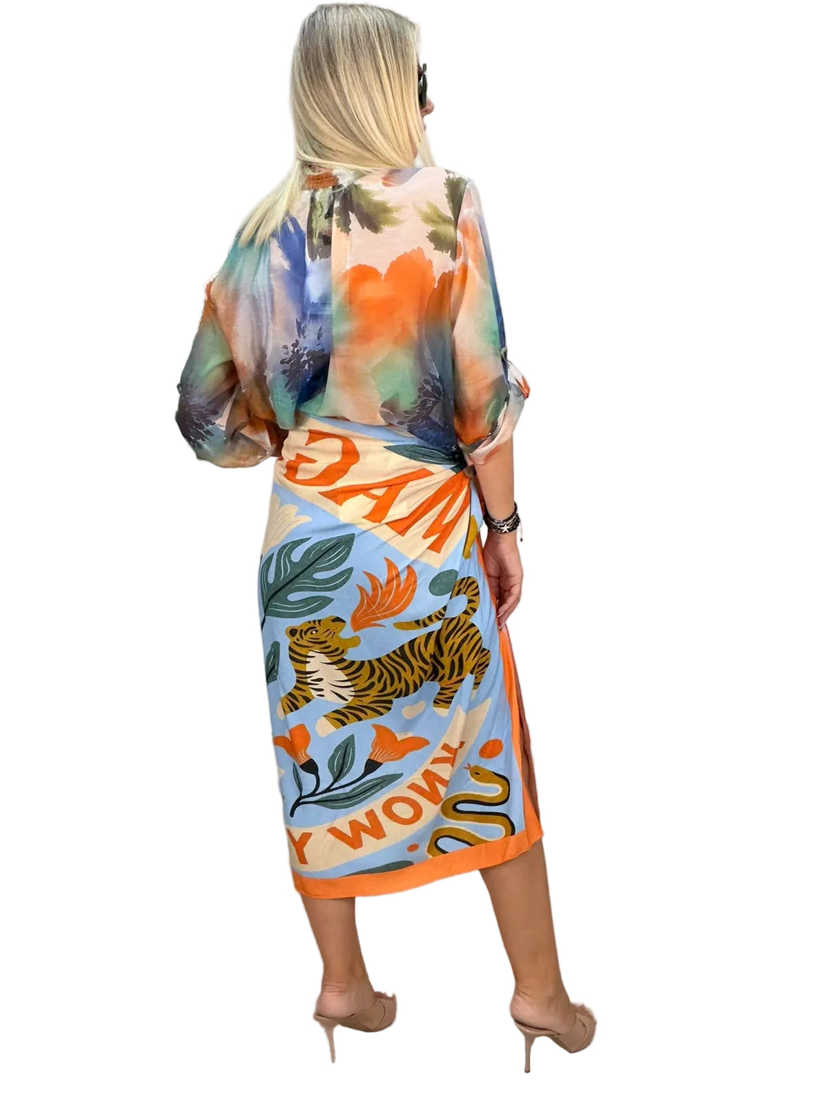HaveOne - Gonna pareo lunga stampa tigre
