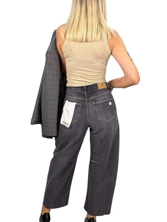 Jeans Barbara grigio tela light - HaveOne