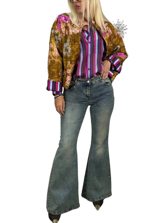 HaveOne - Jeans Elasticizzato Modello Ele A Zampa