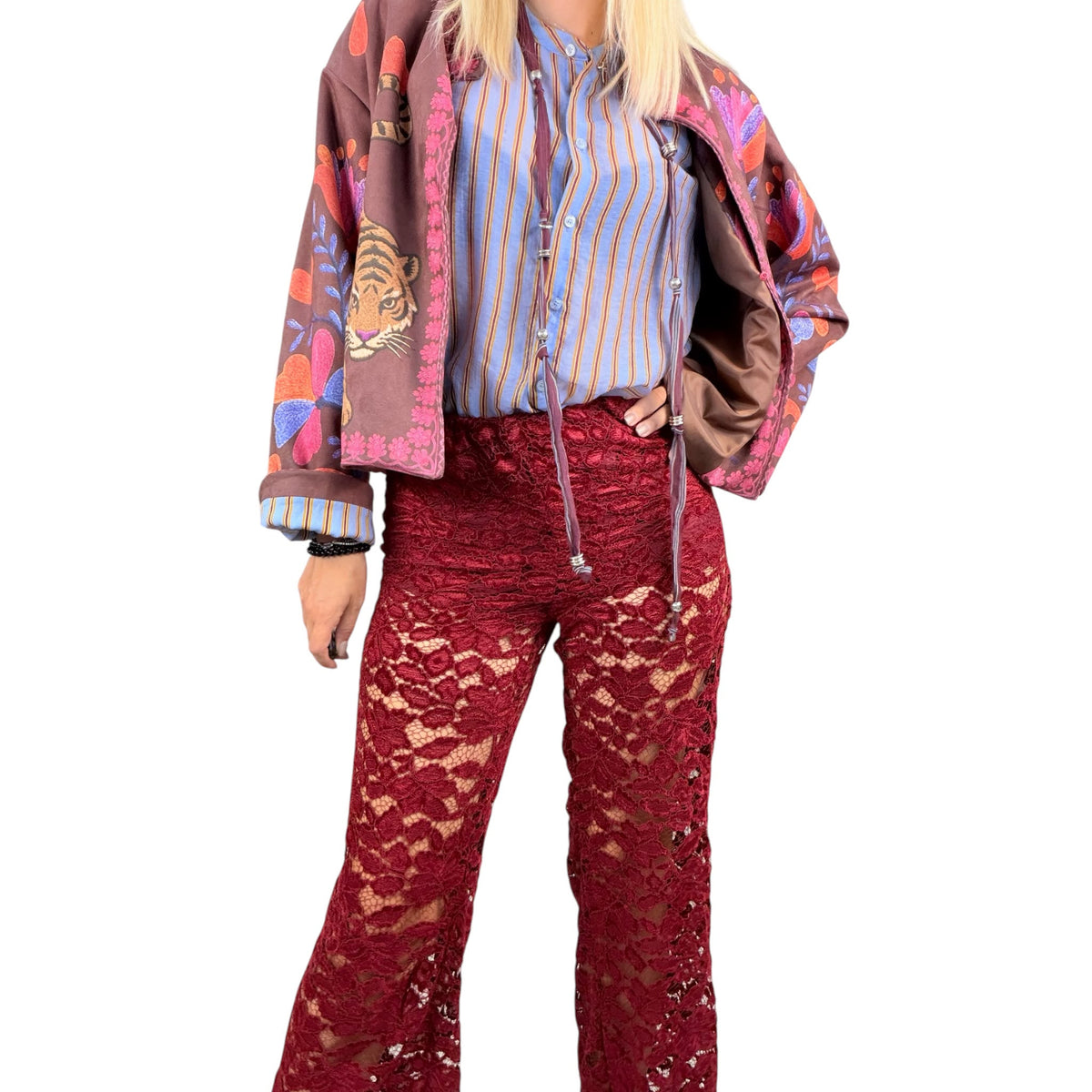 Pantalone Palazzo in Pizzo - HaveOne