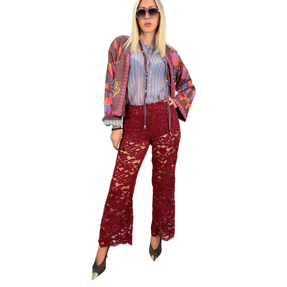 Pantalone Palazzo in Pizzo - HaveOne