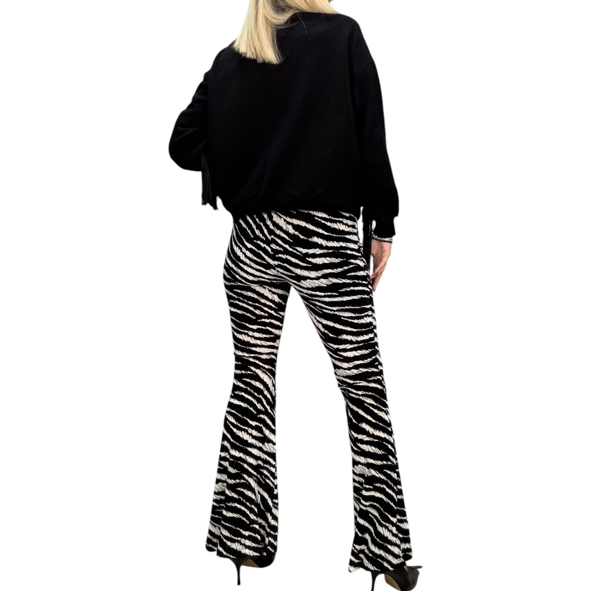 Pantaloni a Zampa Zebrati – LORILU Selection