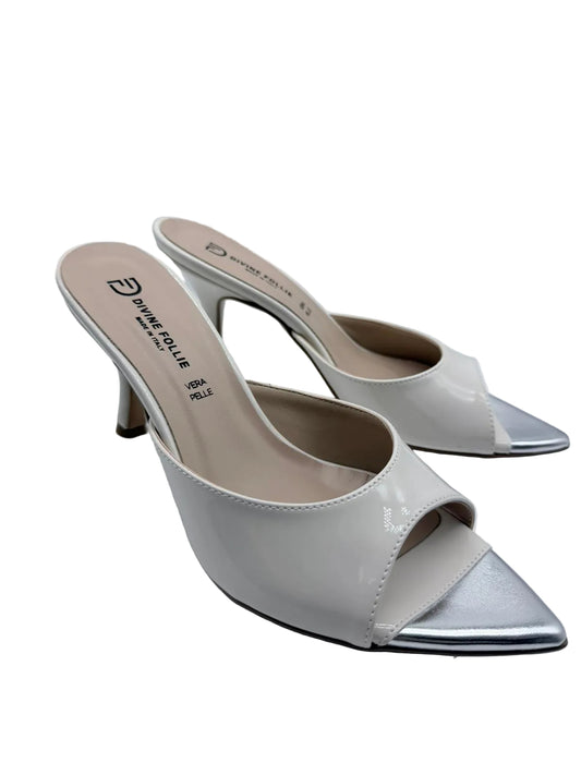 Sabot Divine Follie Ivory con Punta Argento