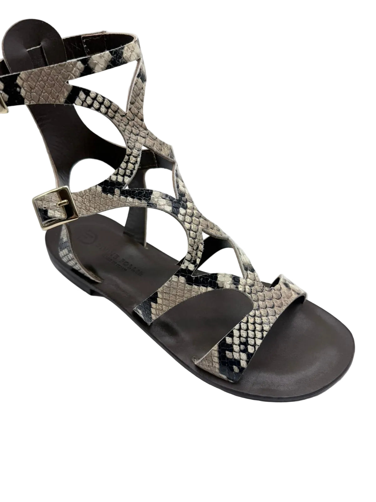 Sandali Divine Follie - Pitone Nocciola