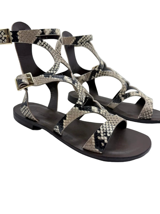 Sandali Divine Follie - Pitone Nocciola