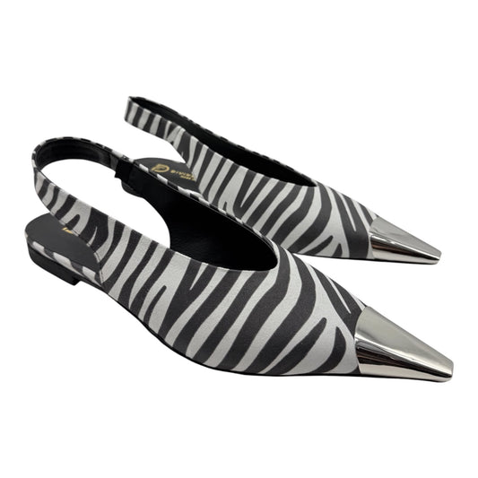 Slingback Zebrate con Puntale Metallico – Divine Follie